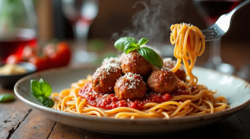 Spaghetti and Meatballs